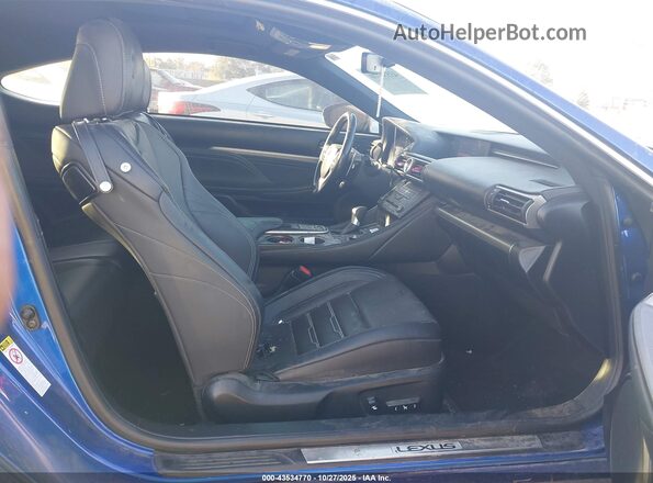 JTHSE5BC5G5006922 2016 LEXUS RC 350 Синий Вид салона спереди