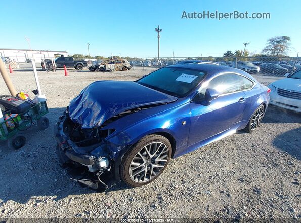 JTHSE5BC5G5006922 2016 LEXUS RC 350 Синий Передняя левая четверть