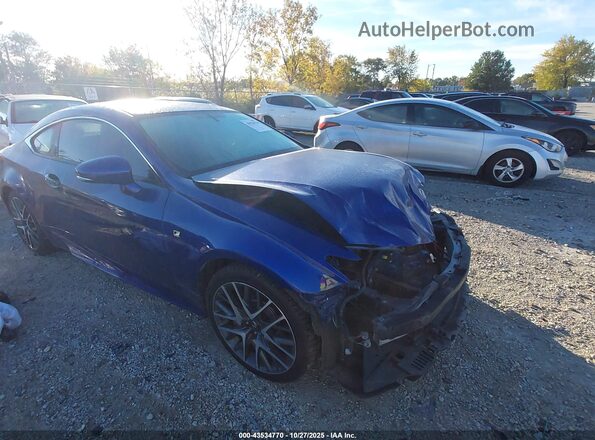 JTHSE5BC5G5006922 2016 LEXUS RC 350 Синий Передняя правая четверть