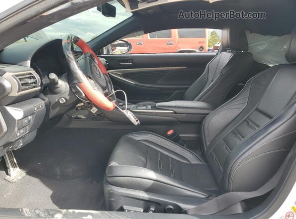 JTHSE5BC7H5007538 2017 LEXUS RC Белый Вид салона спереди