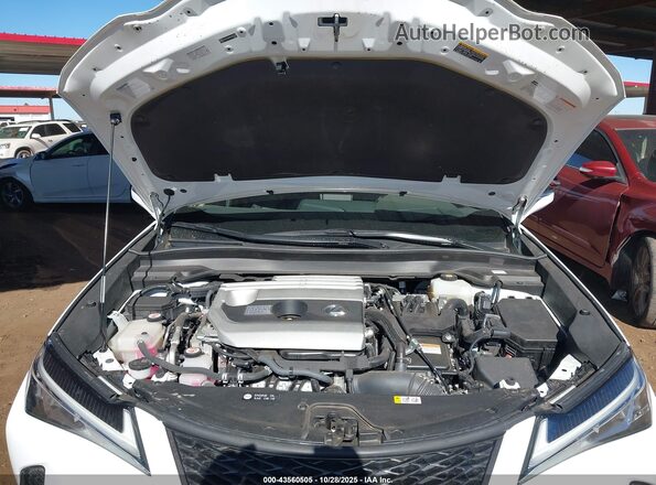 JTHU9JBH3K2003707 2019 LEXUS UX 250H White Вид ззаду