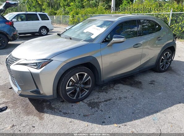 JTHX9JBH6M2039066 2021 LEXUS UX 250H Серый Передняя левая четверть