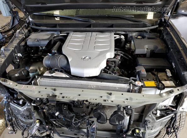 JTJAM7BX6M5274174 2021 LEXUS GX Серебряный Вид подкапотного пространства