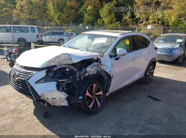 JTJBARBZ9J2165845 2018 LEXUS NX 300 Белый Передняя левая четверть