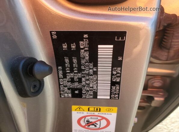 JTJBARBZ9K2198331 2019 LEXUS NX Серебряный Панорамный вид салона 360°