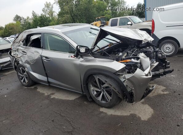 JTJBARBZXK2200832 2019 LEXUS NX Gray Delantero derecho
