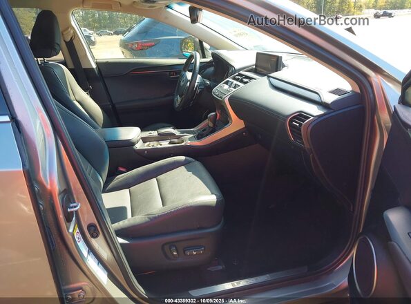 JTJBJRBZ4J2085661 2018 LEXUS NX 300H Серый Вид салона спереди