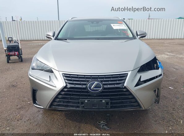 JTJBJRBZ9K2115299 2019 LEXUS NX 300H Серебряный Вид задней части салона