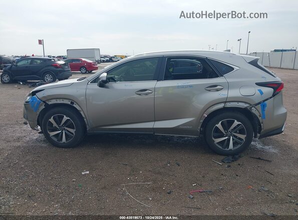 JTJBJRBZ9K2115299 2019 LEXUS NX 300H Серебряный 