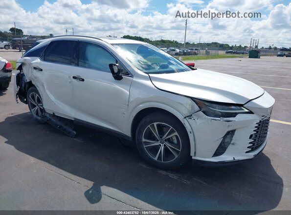 JTJCHMAA6R2016707 2024 LEXUS RX 350 Белый Передняя правая четверть