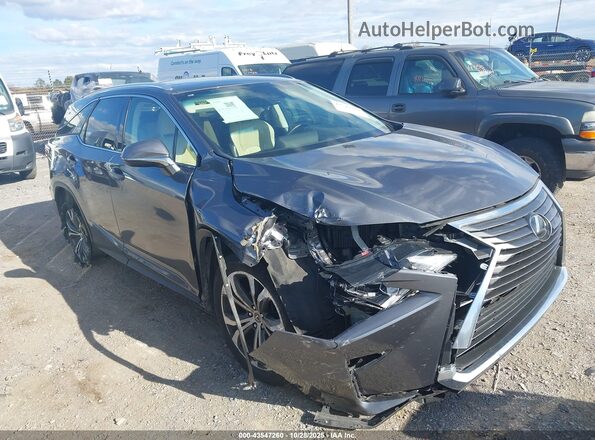 JTJDZKCA1K2016994 2019 LEXUS RX 350L Gray Widok z przodu