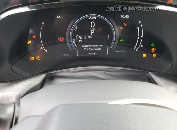 JTJGKCEZ2S2046483 2025 LEXUS NX White Instrument cluster view