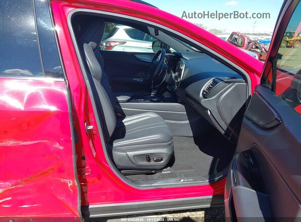 JTJKGCEZ0N2000375 2022 LEXUS NX 350 Red Widok wnętrza z przodu