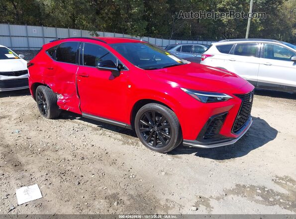 JTJKGCEZ0N2000375 2022 LEXUS NX 350 Red Przód prawy