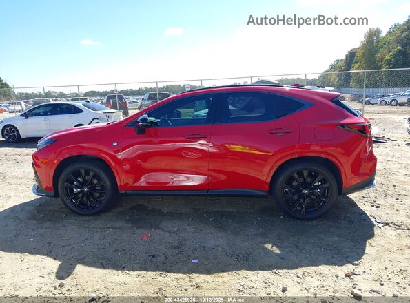 JTJKGCEZ0N2000375 2022 LEXUS NX 350 Red Widok wnętrza 360 stopni