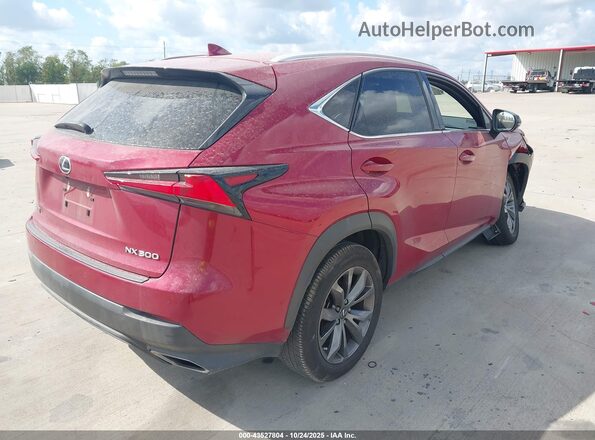 JTJSARBZ6M2202354 2021 LEXUS NX 300 Red უკანა მარჯვენა
