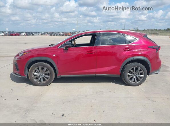 JTJSARBZ6M2202354 2021 LEXUS NX 300 Red სალონის 360-გრადუსიანი ხედი