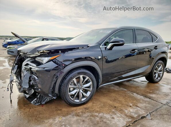JTJSARBZ9M2195318 2021 LEXUS NX Black Առջևի ձախ երեք քառորդ տեսարան