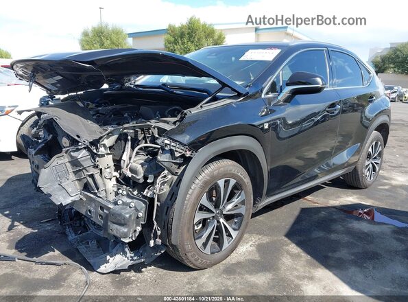 JTJSARDZXL5010283 2020 LEXUS NX 300 Black Առջևի ձախ երեք քառորդ տեսարան