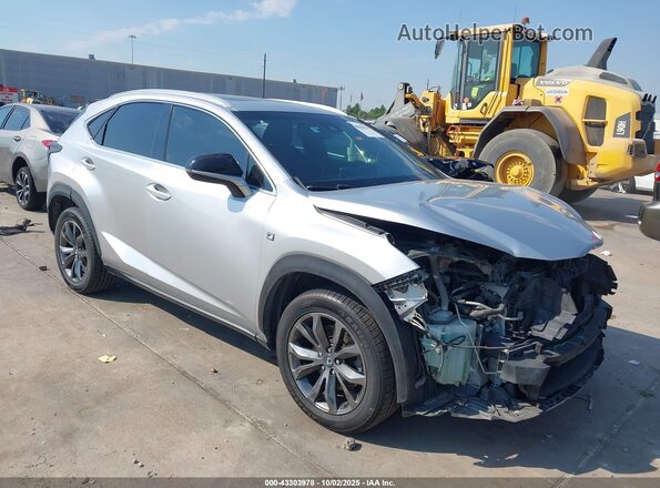 JTJYARBZ2J2107571 2018 LEXUS NX 300 Серебряный Передняя правая четверть