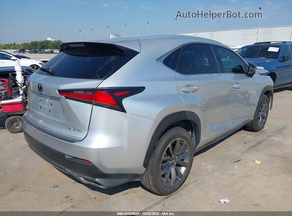 JTJYARBZ2J2107571 2018 LEXUS NX 300 Серебряный Задняя правая четверть