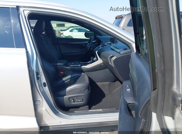 JTJYARBZ2J2107571 2018 LEXUS NX 300 Серебряный Вид салона спереди