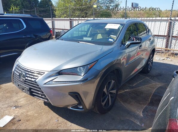 JTJYARBZ2J2112673 2018 LEXUS NX 300 Серый Передняя левая четверть