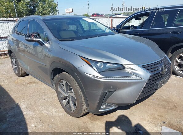 JTJYARBZ2J2112673 2018 LEXUS NX 300 Серый Передняя правая четверть