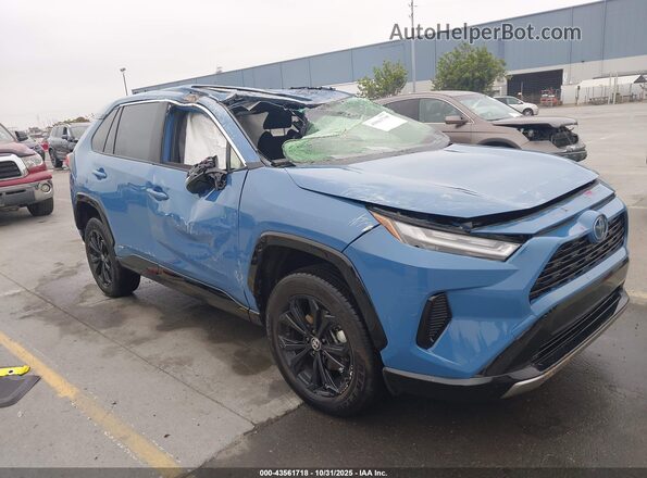 JTM16RFV3PD544697 2023 TOYOTA RAV4 HYBRID Blue Delantero derecho
