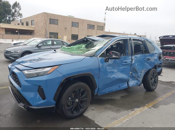 JTM16RFV3PD544697 2023 TOYOTA RAV4 HYBRID Blue Vista frontal