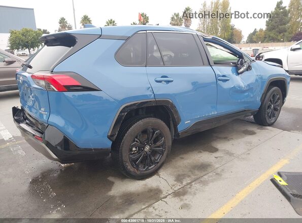 JTM16RFV3PD544697 2023 TOYOTA RAV4 HYBRID Blue Trasero derecho