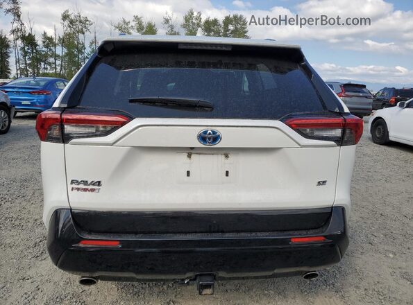 JTMAB3FV8MD050792 2021 TOYOTA RAV4 White Հետևի տեսք