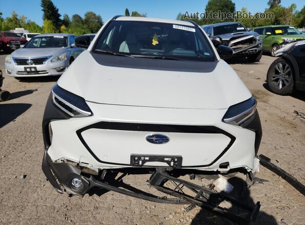 JTMABABAXPA037118 2023 SUBARU SOLTERRA Белый Вид спереди