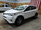 2018 Toyota Rav4 Le White vin: JTMBFREV1JJ220405