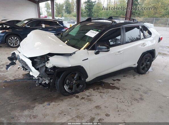JTMEWRFV1LD550283 2020 TOYOTA RAV4 HYBRID White Vista tres cuartos delantera izquierda