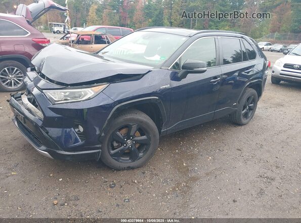 JTMEWRFV4LD526995 2020 TOYOTA RAV4 HYBRID Синий Передняя левая четверть