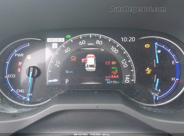 JTMEWRFV4LD526995 2020 TOYOTA RAV4 HYBRID Синий Вид задних сидений