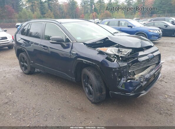 JTMEWRFV4LD526995 2020 TOYOTA RAV4 HYBRID Синий Передняя правая четверть