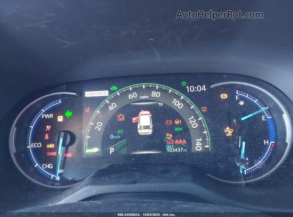JTMEWRFV8KJ019310 2019 TOYOTA RAV4 HYBRID Белый Вид задних сидений