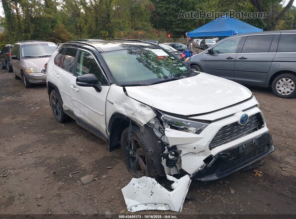 JTMEWRFV9LD540102 2020 TOYOTA RAV4 HYBRID White უკანა სალონის ხედი