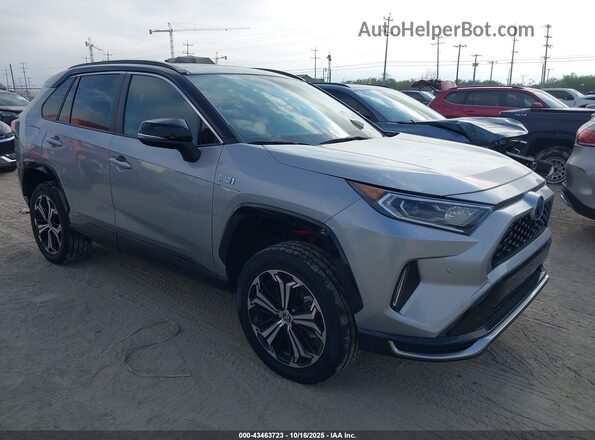 JTMFB3FV6MD035679 2021 TOYOTA RAV4 PRIME Серебряный Передняя правая четверть