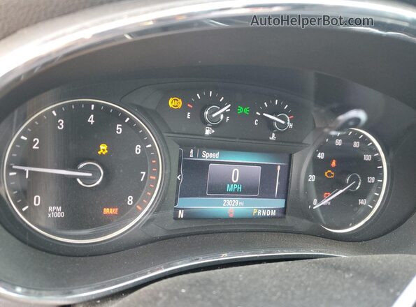 KL4CJESMXNB558953 2022 BUICK ENCORE Черный Вид щитка приборов