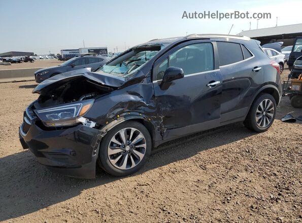 KL4CJESMXNB558953 2022 BUICK ENCORE Черный Передняя левая четверть