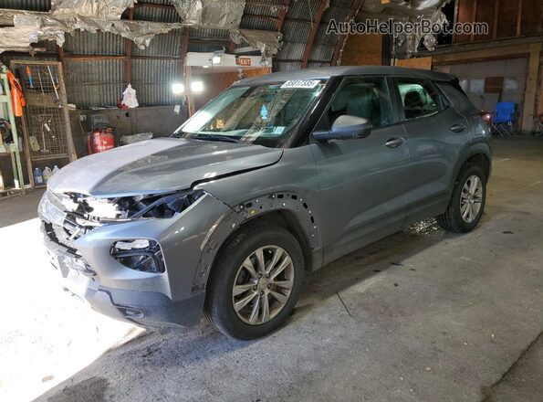 KL79MMS25MB082543 2021 CHEVROLET TRAILBLAZER Gray Przód lewy