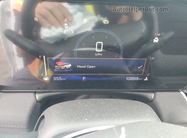 KL79MMSL5SB016418 2025 CHEVROLET TRAILBLAZER Белый Вид щитка приборов