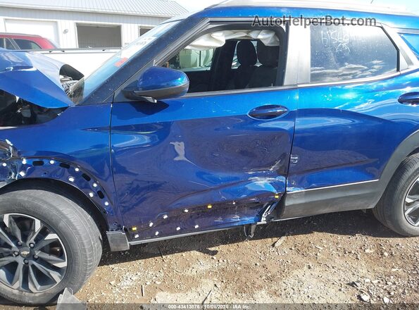 KL79MPS21NB015604 2022 CHEVROLET TRAILBLAZER Синий Вид задней части салона