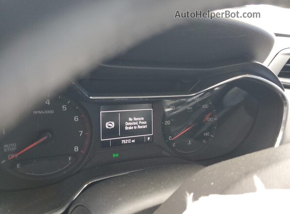 KL79MPSL1MB105696 2021 CHEVROLET TRAILBLAZER White Instrument cluster view