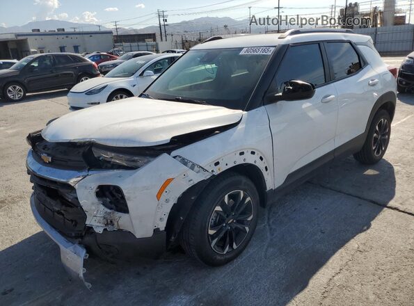 KL79MPSL8MB038997 2021 CHEVROLET TRAILBLAZER Белый Передняя левая четверть
