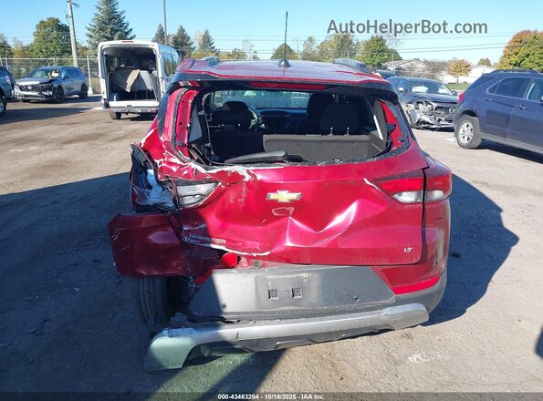KL79MRSL1MB070296 2021 CHEVROLET TRAILBLAZER Red Widok z przodu