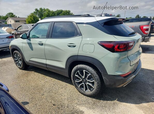 KL79MVSL4SB073859 2025 CHEVROLET TRAILBLAZER Зеленый Задняя левая четверть